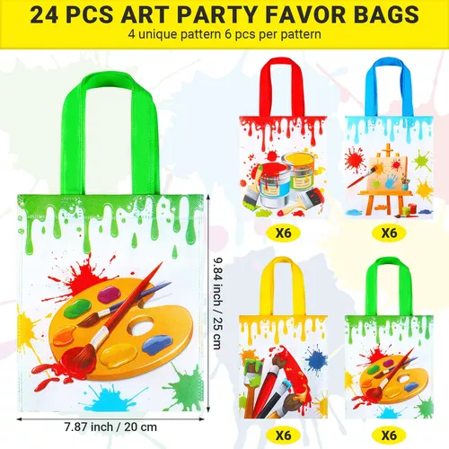  25 bolsas de regalos de fiesta para niños, bolsas de