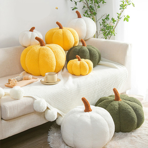 Almohada De Calabaza Simulada Para Peluche De Halloween