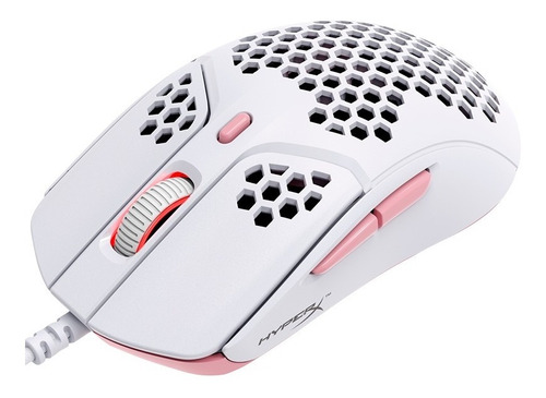 Mouse Gamer Hyperx Pulsefire Haste Rgb (blanco & Rosa)