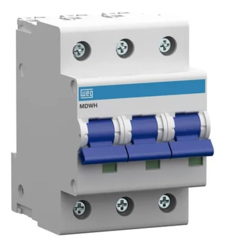 Imagen 1 de 3 de Llave Térmica Termomagnética Tripolar 32 Amp 5ka Weg