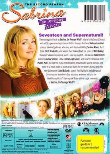 Sabrina La Bruja Adolescente Segunda Temporada 2 Serie Dvd