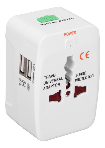 Adaptador De Viaje Mundial Adaptador Universal Internacional