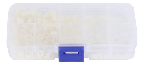 . 270 Unids/caja M2/m2.5/m3/m4/m5 Nylon Tornillo Arandela