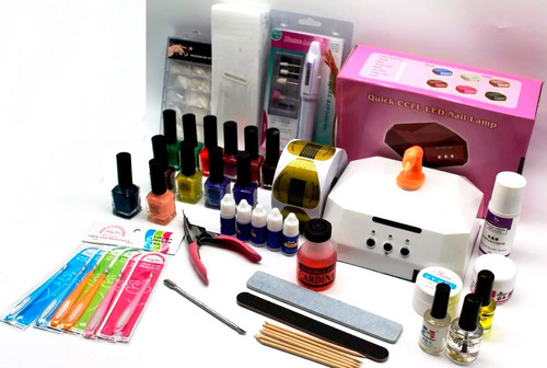 Kit Para Hacer Uñas, Muy Completo, Hermoso Toque