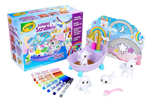 Crayola Scribble Scrubbie Pecs Pets, Pet Care Toy, Incluye M