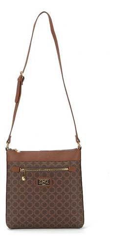 Bolsa Feminina Gash Café Transversal Up4you