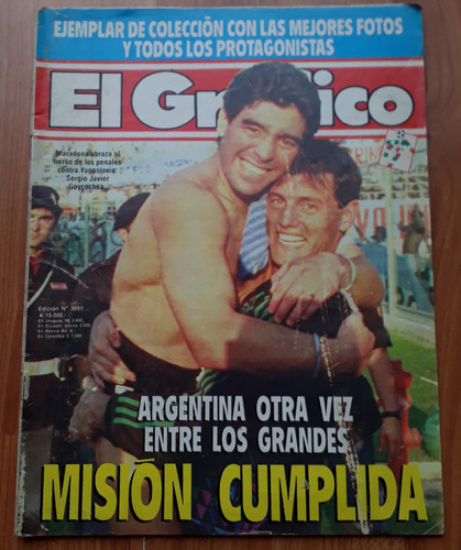 Lote X 6 Revistas El Gráfico Mundial 1990