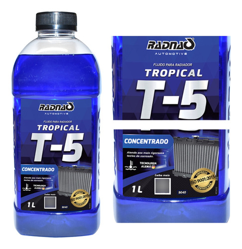Aditivo Radiador Azul Radnaq T5 Concentrado Tropical 1lt