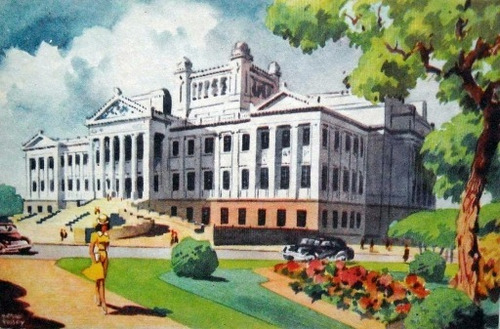 Palacio Legislativo - Pierre Fossey 1941 - Lámina 45x30 Cm.