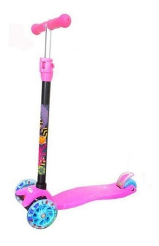 Imagem 1 de 1 de Patinete DM Toys Radical new plus  rosa  para crianças