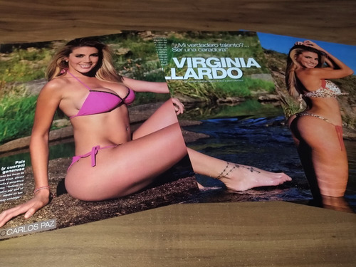 (ar357) Virginia Gallardo * Clippings Revista 3 Pgs * 2014 (Usado)