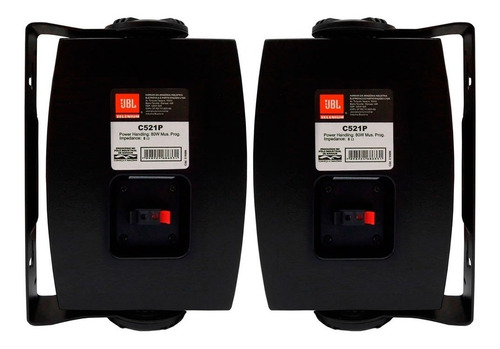 10 Caixas Som Ambiente Casa Jbl Selenium C521p Preta Par