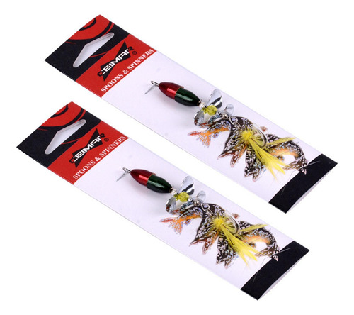 2 Señuelo De Pesca Spinnerbait, Señuelo Para Pesca Con