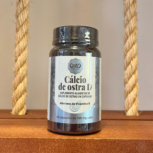Calcio De Ostra D 500mg Com 60 Caps