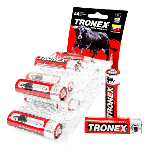 20 Bateria Pilas Tronex Aa Extra Duracion 1.5v Icontec Nueva