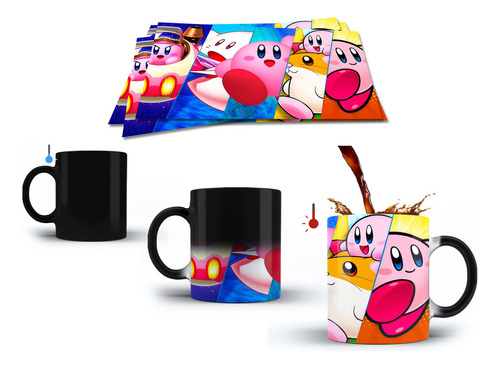 Taza Magica De Kirby Diseños Atravez De Su Historia