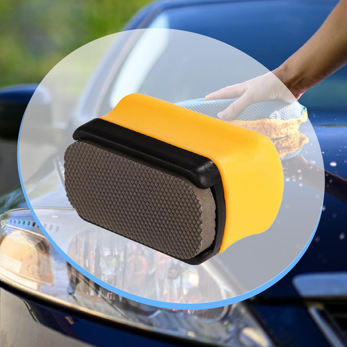 Mini Lima Desbarbadora Ajustable Práctica De Mano Amarillo