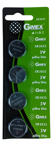 Pilha Cr2032 Lítio 3v Cmos Equipamentos Eletrônicos Cartela