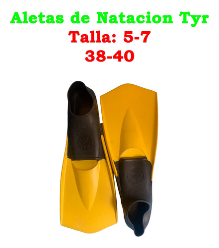 Aletas De Natación Tyr Flexfins 2.0 (usadas)