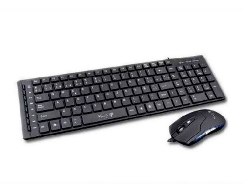 Imagen 3 de 9 de Combo Teclado Y Mouse Kanji Kj Km32