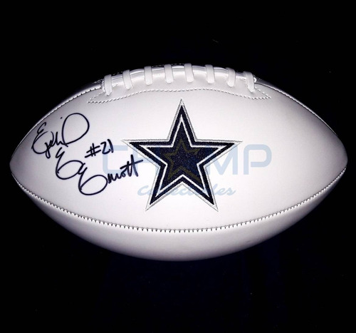 Balon Firmado Ezekiel Elliott Dallas Cowboys Autografo Nfl
