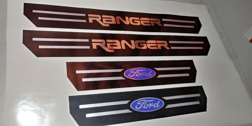 Ford Ranger Adhesivos Protectores Zócalos Puerta