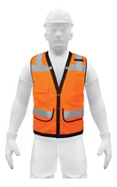 Comprar Chaleco Seguridad Reforzado Naranja Con Bolsas, G 13480