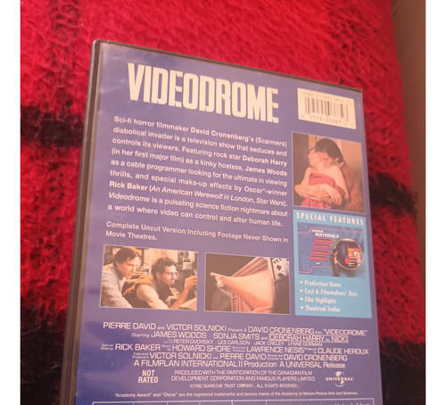 Videodrome ( Dvd ) Cuerpo Invadidos (Usado)