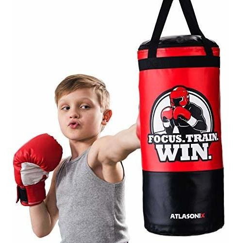 Hanging Kids Punching Bag For Ceiling - Wall 2 Ft, Unfilled 