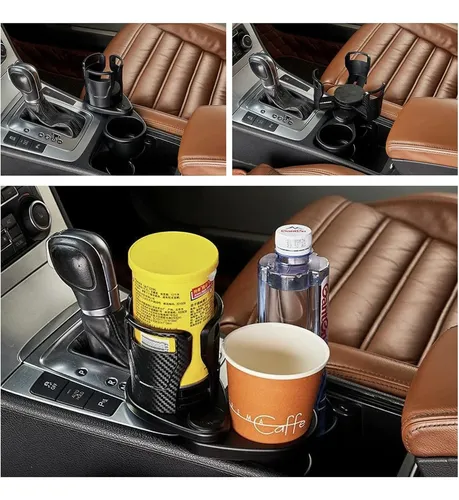 Portavasos Ajustable Extensor Doble Botellas Bebidas Carro