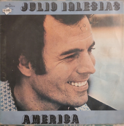 Vinilo Lp De Julio Iglesias  America (xx189