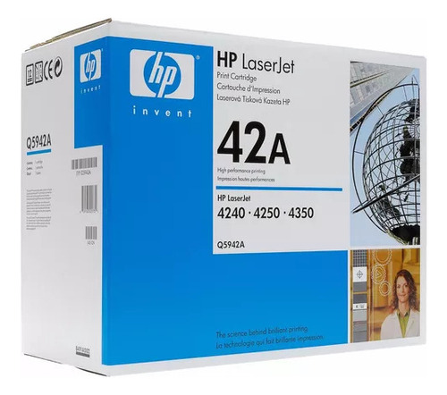 Toner Hp Q5942a Q5942 5942a 42a Hp 4250 4350 Original 