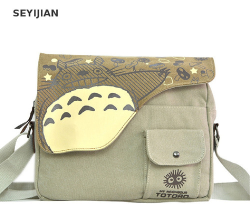 Bolsa De Lona Sey Messenger Of The Anime Neighbor Totoro Diseño De La Tela B