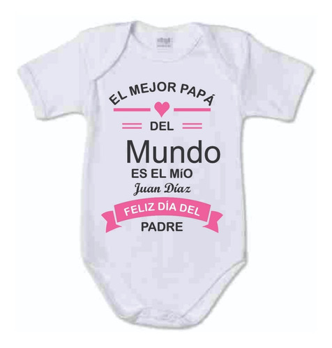 Body Mameluco Para Bebe Personalizados Cumpleaños 