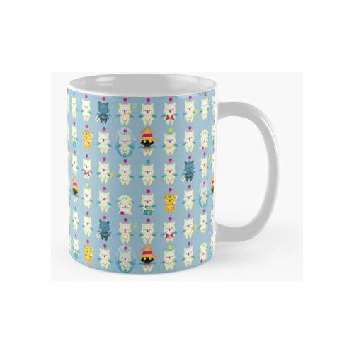 Taza Final Fantasy Ix - Moogle Medley Calidad Premium