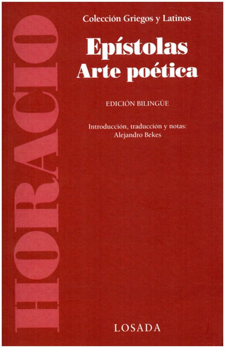 Epistolas Arte Poetica- Horacio - Losada