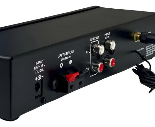 Amplificador Receiver Residencial Taramps Ths 1900 60w Rms Cor Preto Potência De Saída Rms 60 W