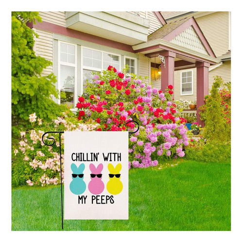Peeps Peeps Flag Vertical Vertical De Condela De Pascua De X