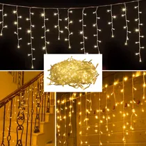 Comprar Serie Tipo Cascada Luces Navideñas Led Decorativas 4.7 Mts