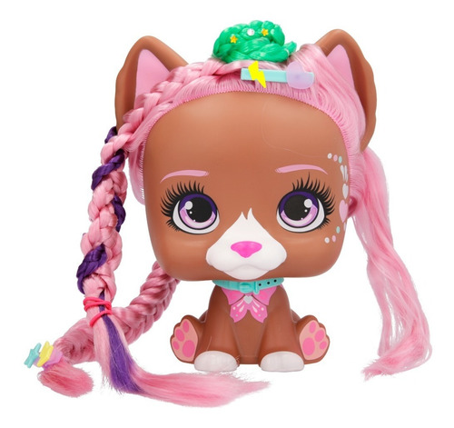 Imagen 2 de 10 de Vip Pets Muñeca Mega Nyla Mascotas Accesorios Pelo Fashion