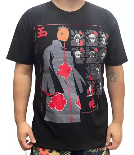 AKATSUKI - NUVEM - NARUTO SHIPPUDEN - TSHIRT BASIC