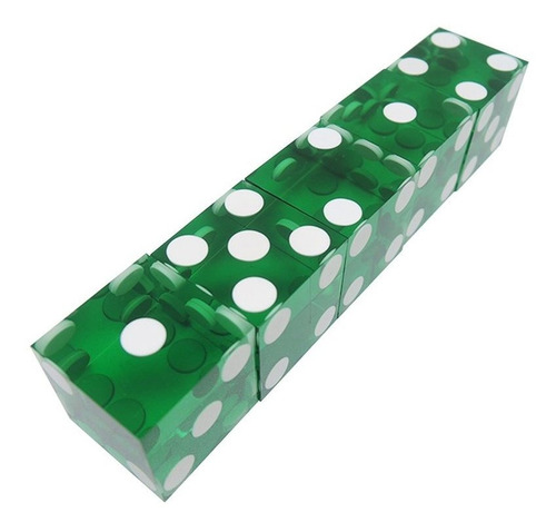 Dados De Casino De 19 Mm Con Los Bordes De Los Números De Se