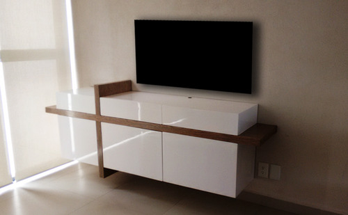 Tv Stand , Mueble Para Televisor , Moderno Alto Brillo 