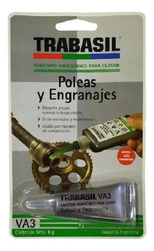 Trabasil Adhesivo Para Clavar Poleas Y Engranajes Va3 6gr