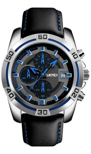 Skmei - Reloj 9156bu Análogo Para Hombre