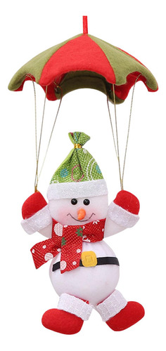 Colgante De Navidad Con Paracaídas De Papá Noel, Colgante