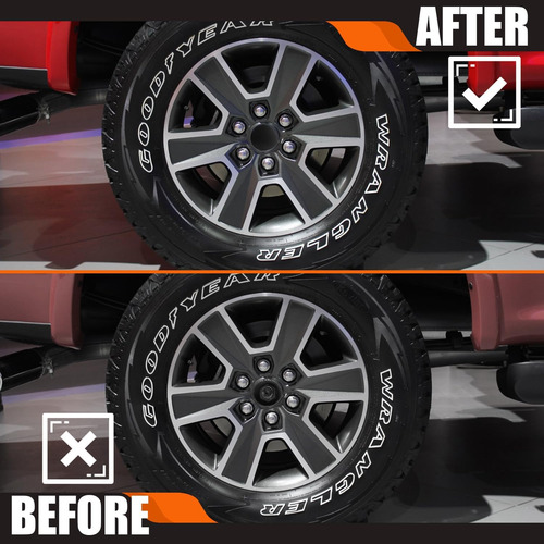 Tms - Tapones Centrales De Rueda De 2.6 Pulgadas Para Ford E