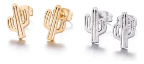 comprar 2 Pares De Aretes De Cactus Para Mujer, Aretes Pequeños De A