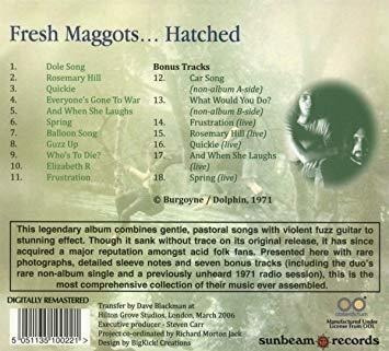 Fresh Maggots Hatched Usa Import Cd