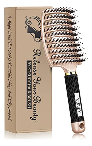 Ktkudy Detangling Brush Getting Knots Out Without Pain - Boa